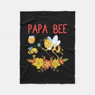Couverture Polaire Beekeeper Art Papa Bee 2