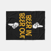 Couverture Polaire Beer In Out Funny Alcohol Drinking Team Squad Men (Devant (Horizontal))