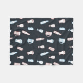 Couverture Polaire Beers Rustic Hand Drawn Whimsical Beer Man Cave (Devant (Horizontal))