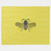 Couverture Polaire BEES et Honeycomb - Sauvez les abeilles (Devant (Horizontal))