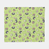 Couverture Polaire Beetlejuice | Cute Chibi Toss Pattern (Devant (Horizontal))
