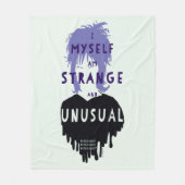 Couverture Polaire Beetlejuice | Lydia "Strange and Unusual" Graphic (Devant)