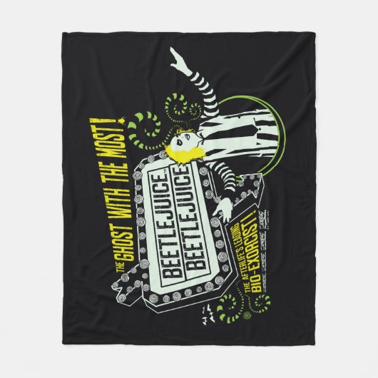 Couverture Polaire Beetlejus | Marquee "Ghost With The Most" (Devant)