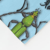 Couverture Polaire Beetons sur bleu (Coin)