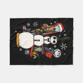 Couverture Polaire Before Christmas Nutcracker Trio  (Devant (Horizontal))