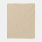 Couverture Polaire Beige Champagne (Devant)