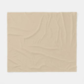 Couverture Polaire Beige Champagne (Devant (Horizontal))