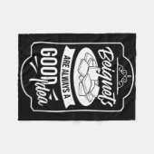 Couverture Polaire Beignet New Orleans French Quarter (Devant (Horizontal))