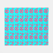 Couverture Polaire beignets de crème rose (Devant (Horizontal))