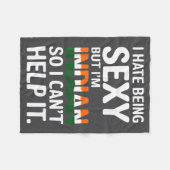 Couverture Polaire Being Y Indian Funny India (Devant (Horizontal))