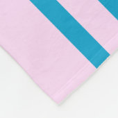 Couverture Polaire Bel arc-en-ciel de transsexuel (Coin)