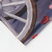 Couverture Polaire Belgian Malinois Dog Valentine's Day (Coin)