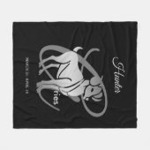 Couverture Polaire Bélier la RAM - signe de zodiaque (Devant (Horizontal))