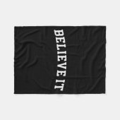 Couverture Polaire Believe It  (Devant (Horizontal))
