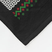 Couverture Polaire Believe Xmas Funny Santa Riding Shark Ugly Christm (Coin)