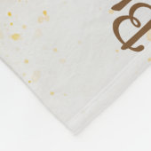 Couverture Polaire Belle Abstraite Jaune Labrador (Coin)