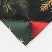 Couverture Polaire Belle apparence de courtepointe de Noël (Coin)