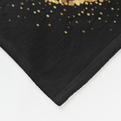 Couverture Polaire Belle Aquarelle Papillons avec Boule d'Or (Coin)