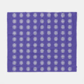 Couverture Polaire Belle argent et bleu (Devant (Horizontal))