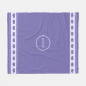 Couverture Polaire Belle Bleu Pervenche (Devant (Horizontal))