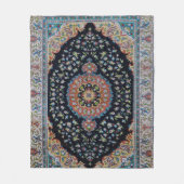 Couverture Polaire Belle Bleue Oriental Antique Kilim Rug (Devant)