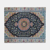 Couverture Polaire Belle Bleue Oriental Antique Kilim Rug (Devant (Horizontal))