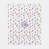 Couverture Polaire Belle bonbons d'Halloween Motif (Devant)