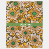 Couverture Polaire Belle collection populaire de tournesol (Devant)