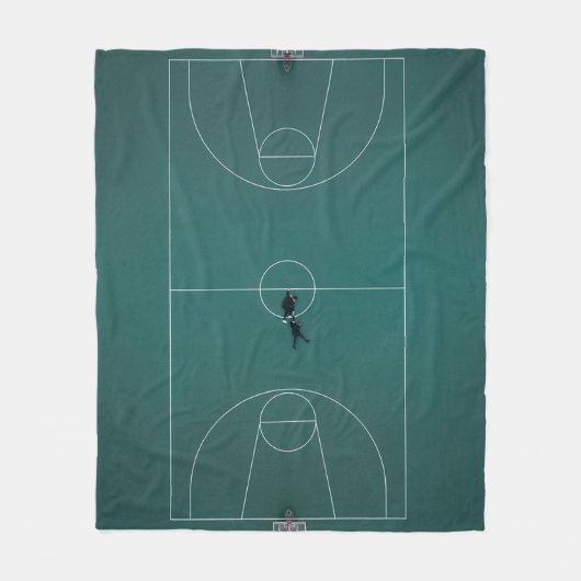 Couverture Polaire Belle conception de basket-ball (Devant)