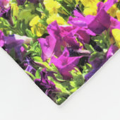 COUVERTURE POLAIRE BELLE CONCEPTION FLORALE PSALM 23 (Coin)