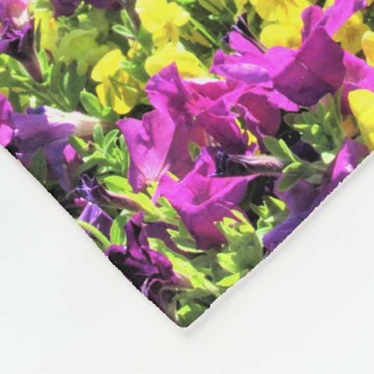 COUVERTURE POLAIRE BELLE CONCEPTION FLORALE PSALM 23 (Coin)