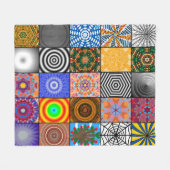 Couverture Polaire belle couleur de fond abstrait abstrait, ar (Devant (Horizontal))