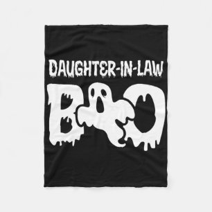 Couverture Polaire Belle-fille Famille jumelée Boo Halloween