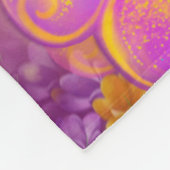 Couverture Polaire Belle fille papillon fée (Coin)