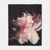 Couverture Polaire Belle fleur de pivoine (Devant)