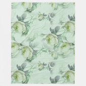 Couverture Polaire Belle florale Vintage (Devant)