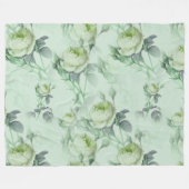 Couverture Polaire Belle florale Vintage (Devant (Horizontal))
