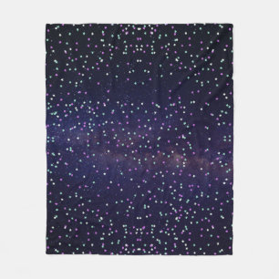 Couverture Polaire Belle galaxie,étoiles
