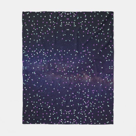 Couverture Polaire Belle galaxie, étoiles (Devant)