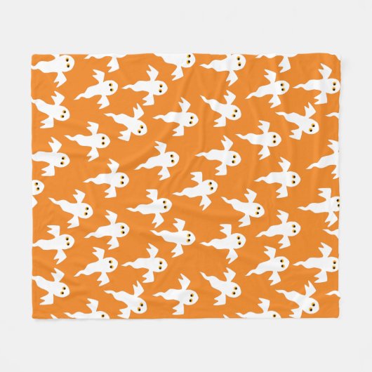 Couverture Polaire Belle Ghost Orange (Devant (Horizontal))