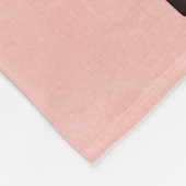 Couverture Polaire Belle girafe de rose de bébé (Coin)