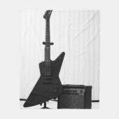 Couverture Polaire Belle guitare (Devant)