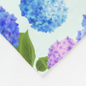 Couverture Polaire Belle Hydrangée (Coin)