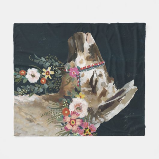 Couverture Polaire Belle Llama (Devant (Horizontal))