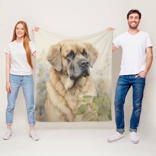 Couverture Polaire Belle Mastiff (En situation)
