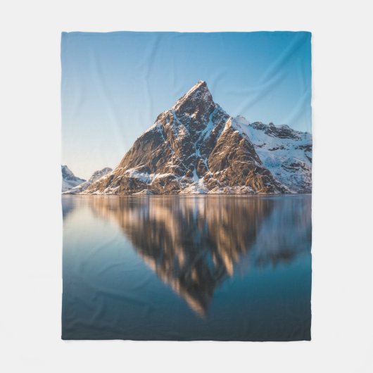 Couverture Polaire Belle Montagne (Devant)