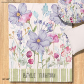 Couverture Polaire Belle personnalisée joli botanique mignon vert pou