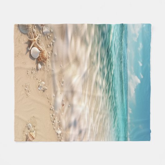 Couverture Polaire Belle Plage (Devant (Horizontal))