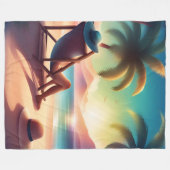 Couverture Polaire belle plage (Devant (Horizontal))