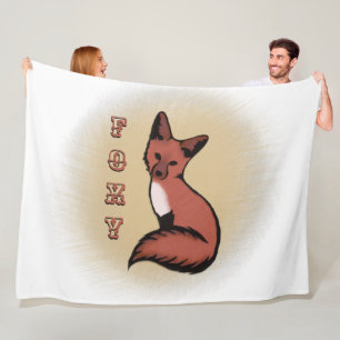 Couverture Polaire Belle Renard rouge Foxy